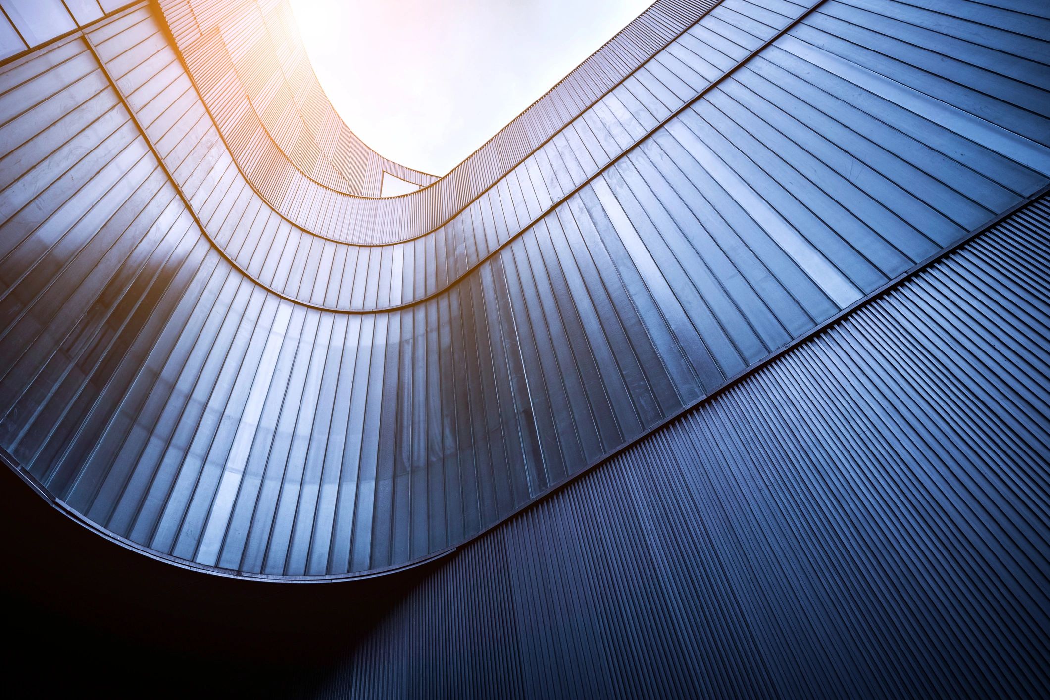 Modern commercial building exterior